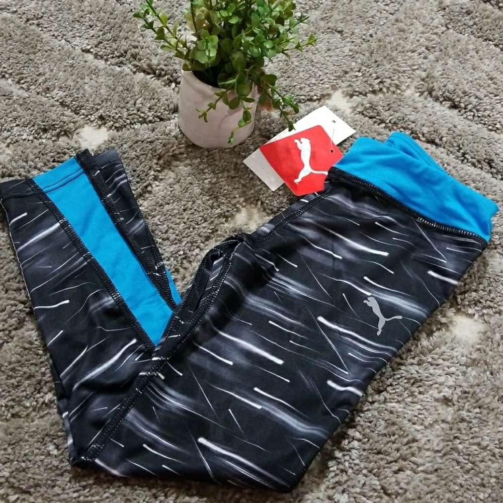 Puma girls active wear legging pants